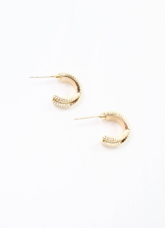 Tawny Hoop Earring, Gold