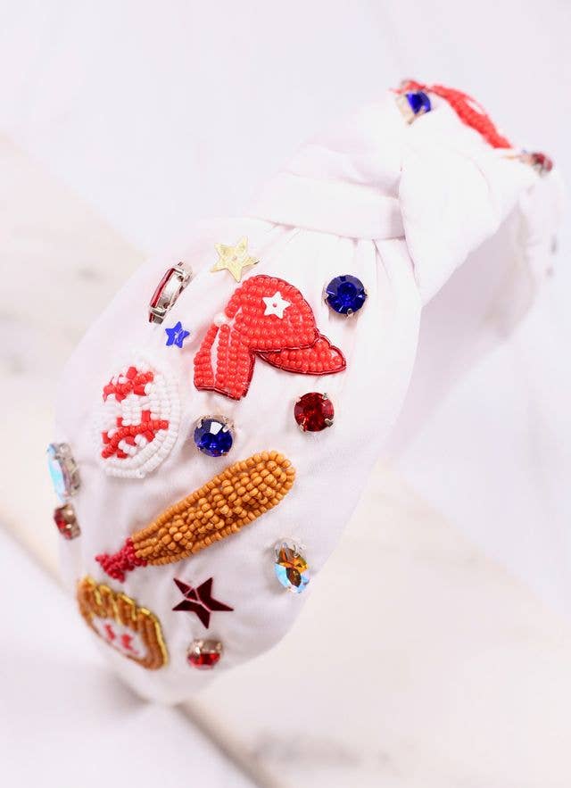 All Star Baseball Headband