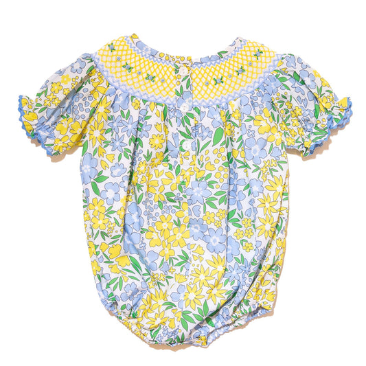 Wild Flower Smocked Bubble