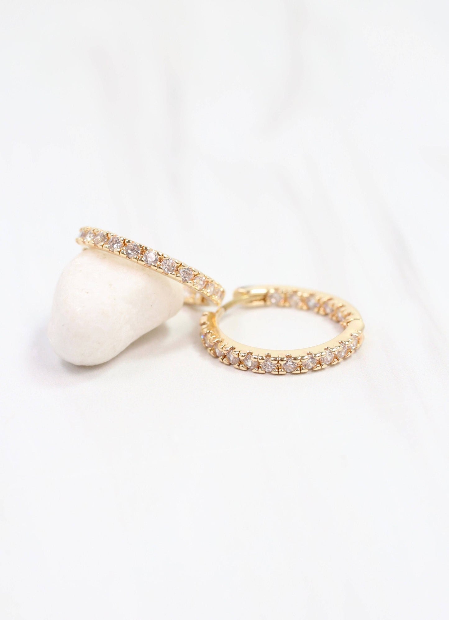 Locklear Hoop Earring, Gold