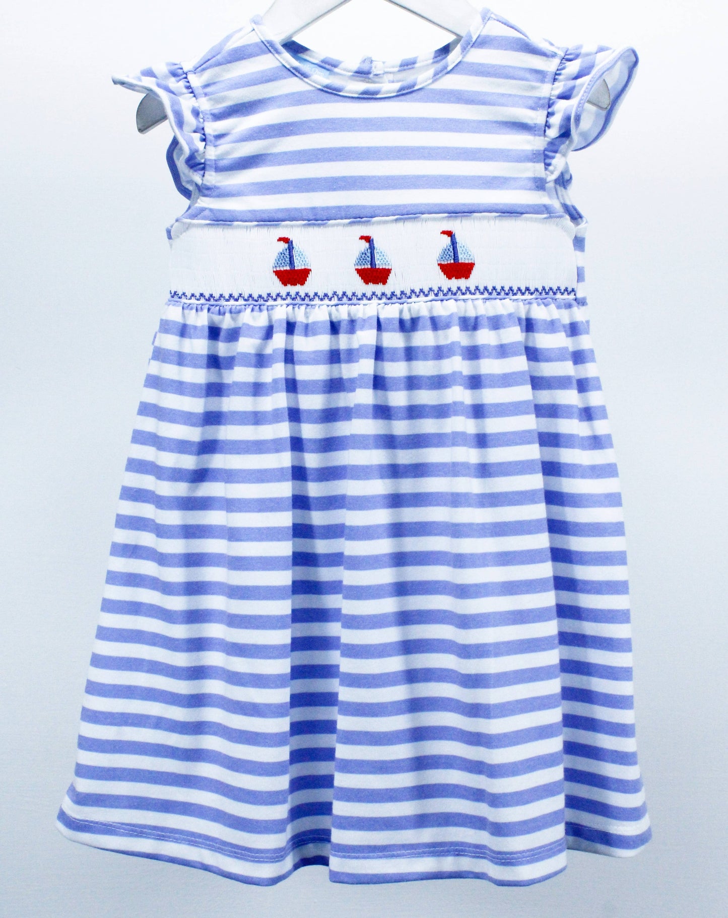 Smocked Sailboat Dress