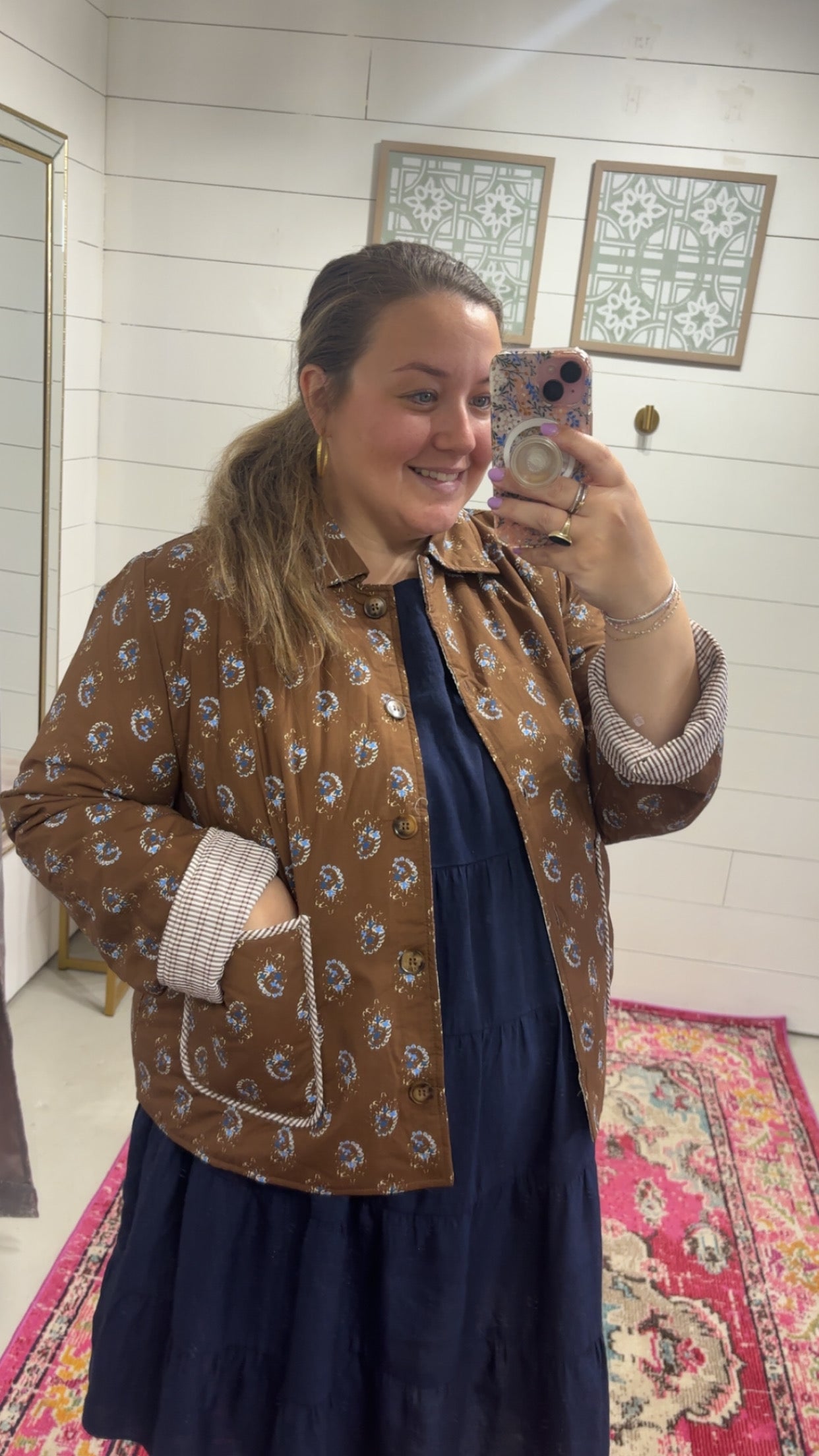 Rustic Harbor Sky Jacket