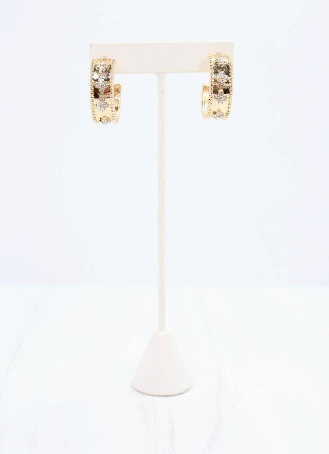 Izabela CZ Hoop Earring