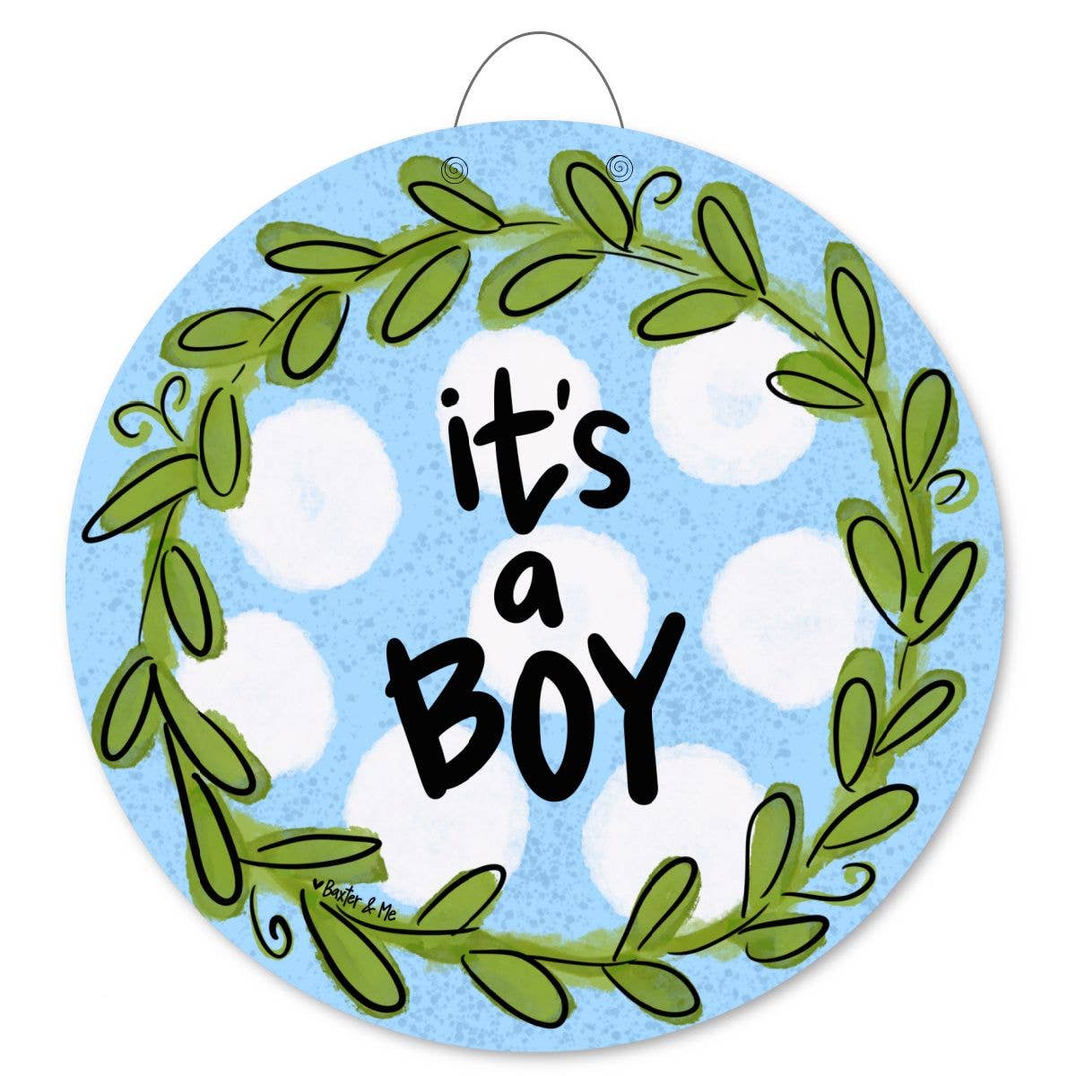 It's a Boy Door Hanger