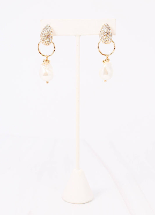 Ezra and Pearl Drop Earring