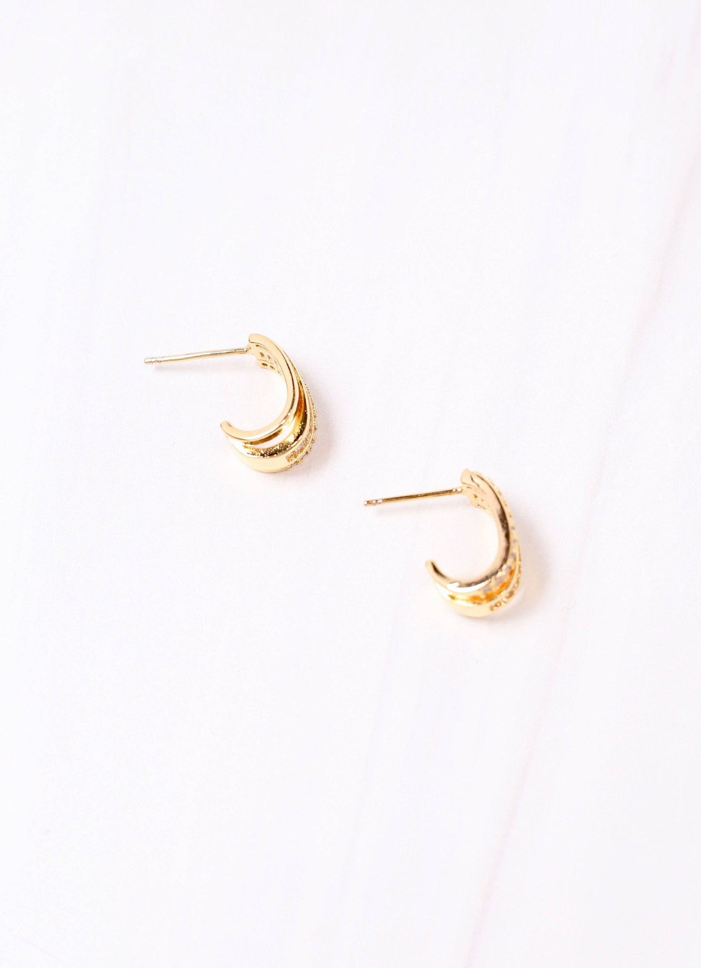 Ameila Gold Hoops