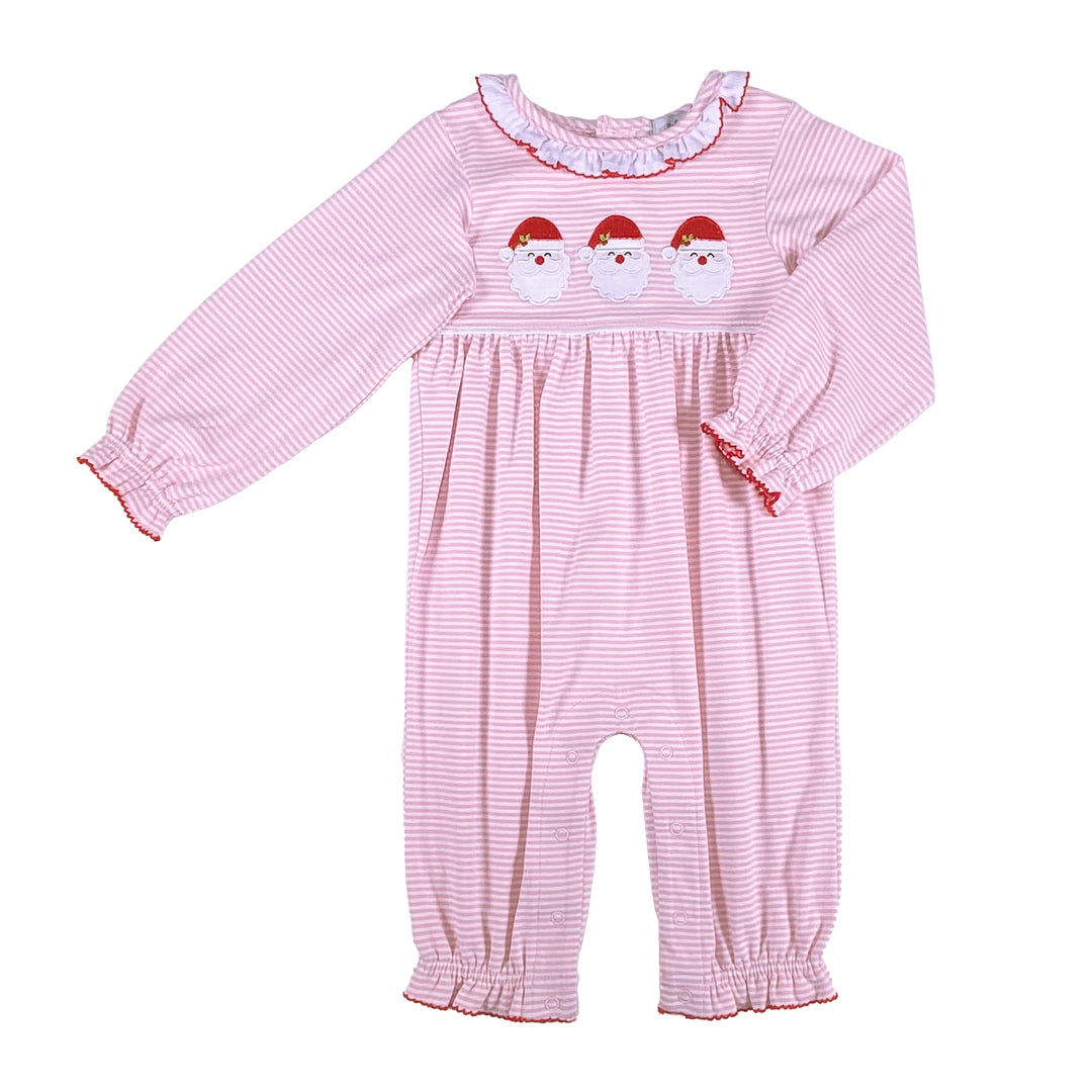 Santa Girls Romper