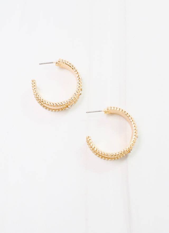 Izabela CZ Hoop Earring