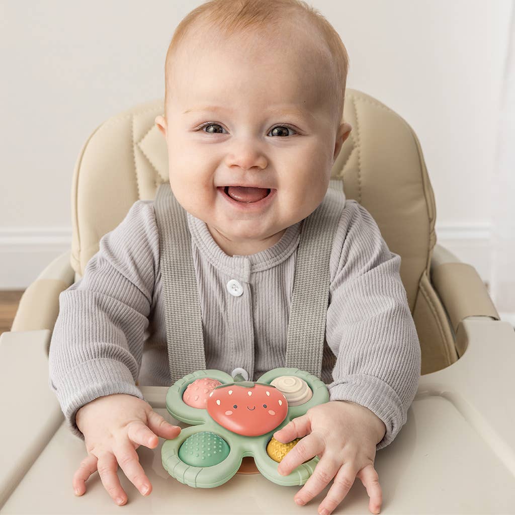 Itzy Pop & Whirl™ - Bath + Travel Toy: Smiley