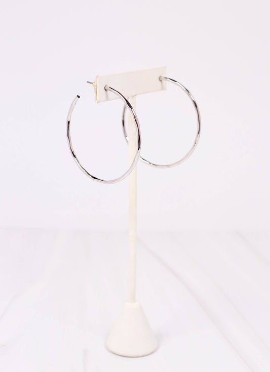 Sylvan Hammered Hoop Earring