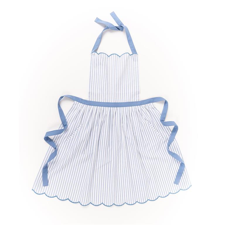 Scallops & Stripes Apron