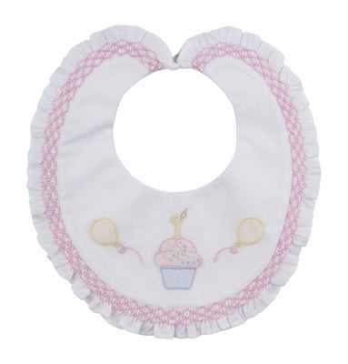 Happy Birthday Bib, Pink