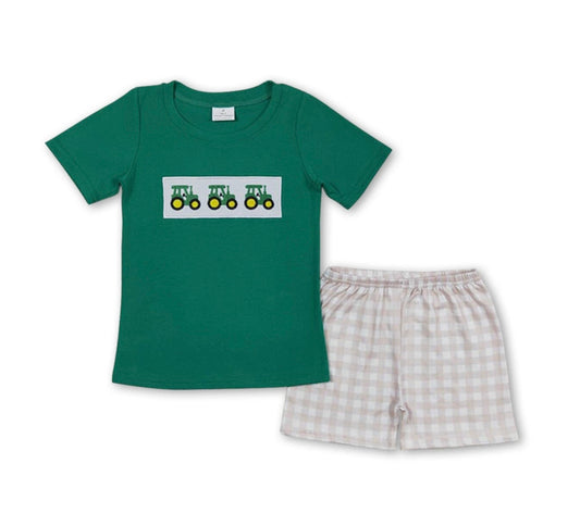 Little Tractor Boys Short Set