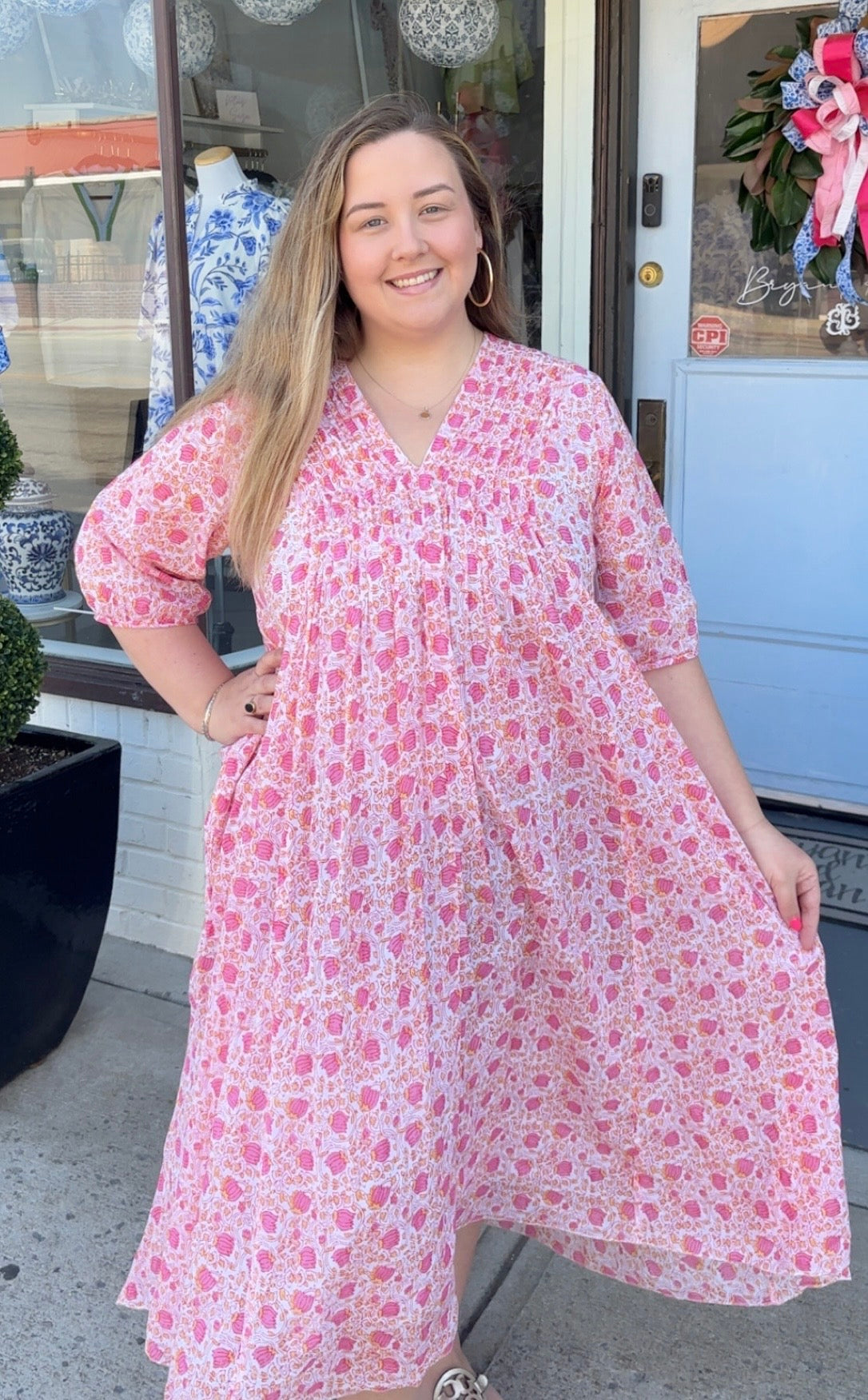 bloom midi dress Always In Bloom, Midi Dress – Bryant & Co. Boutique