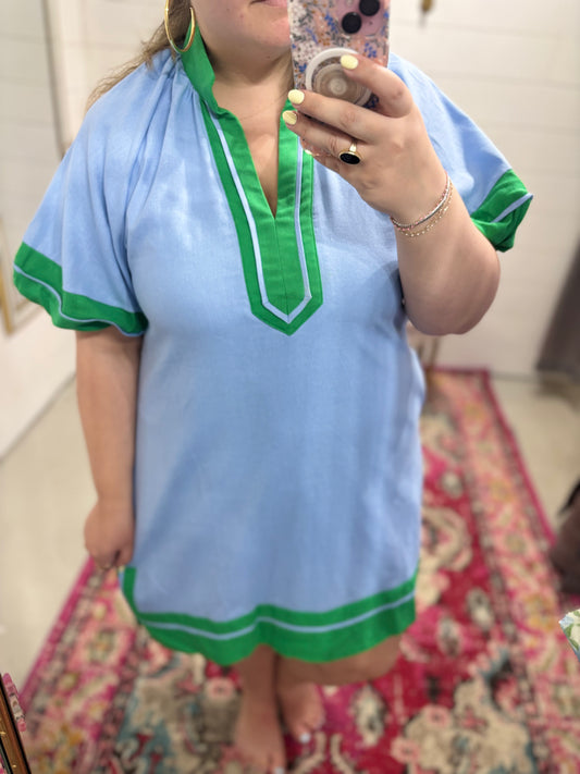 Blue and Green Dreams Dress