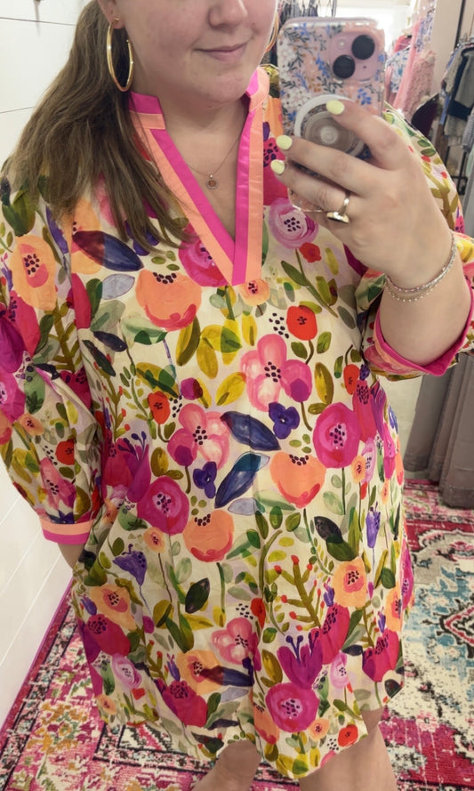 Berry & Bright Dress