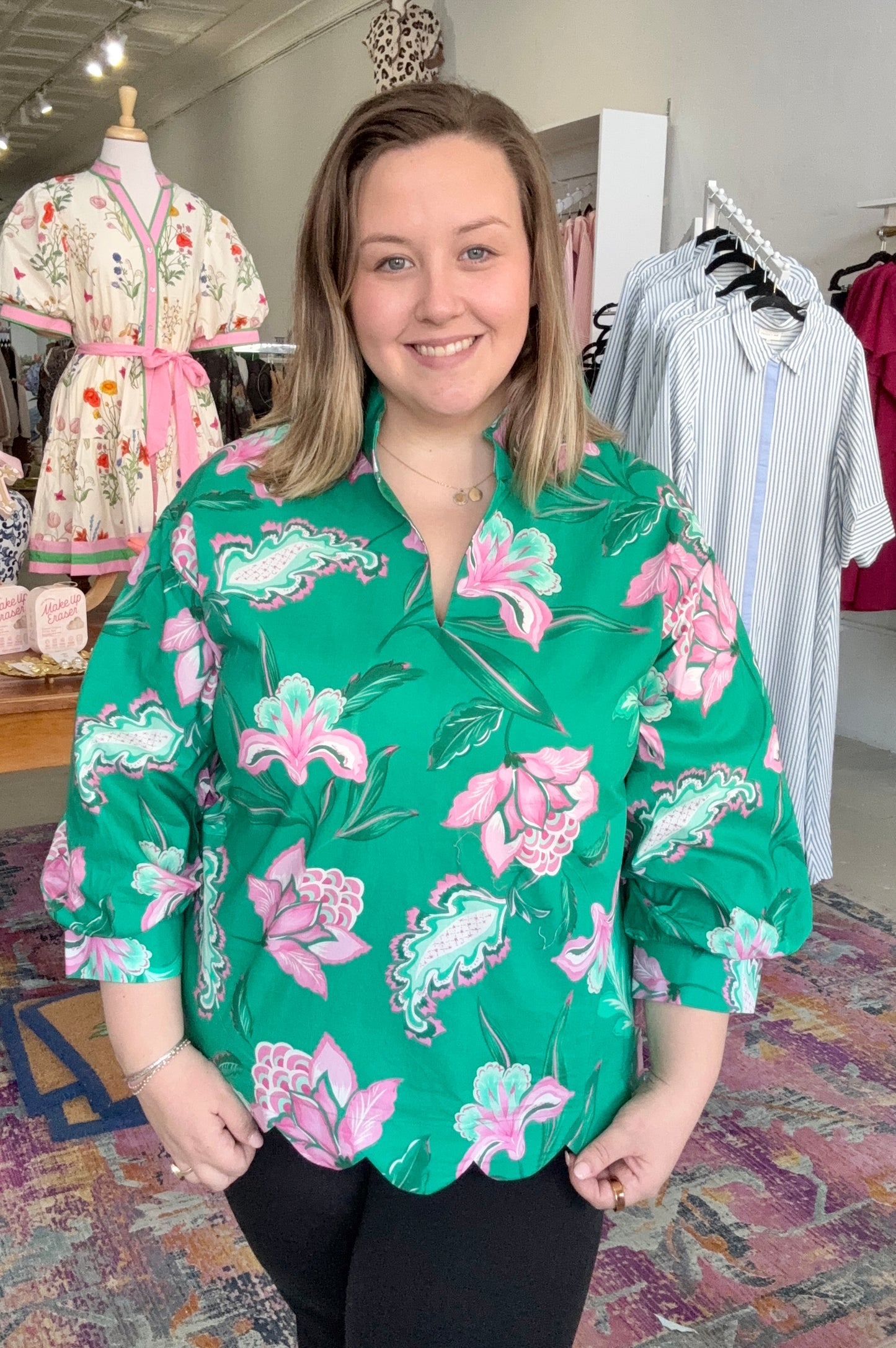 Palm Bloom Blouse