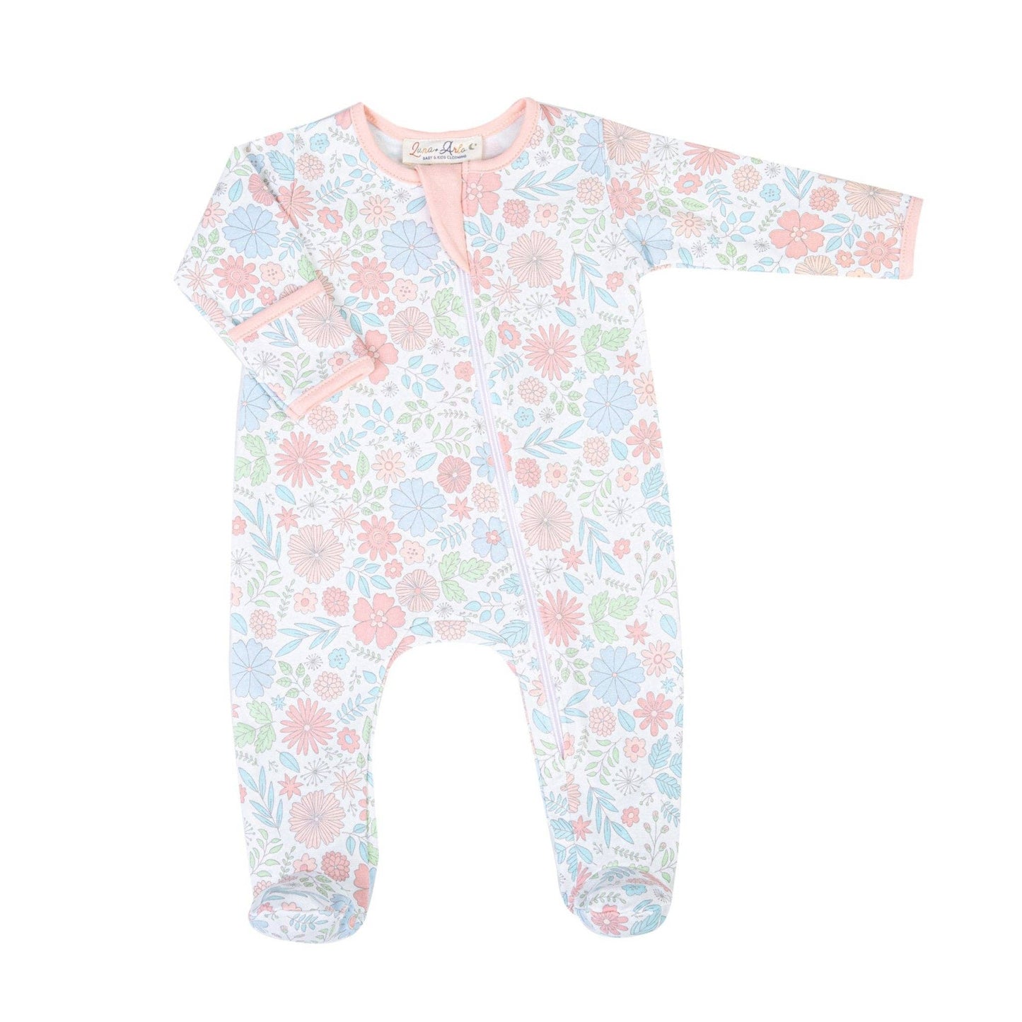 Delilah Zip Footie by Luna