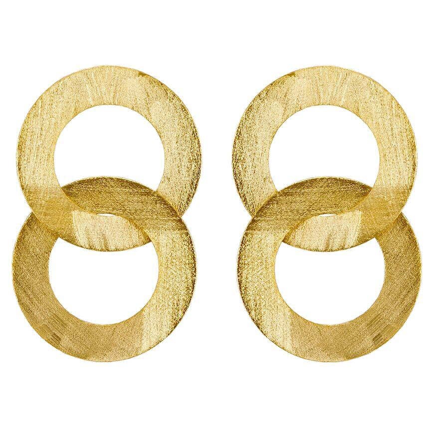 Greta Earrings: 18K Gold Plated