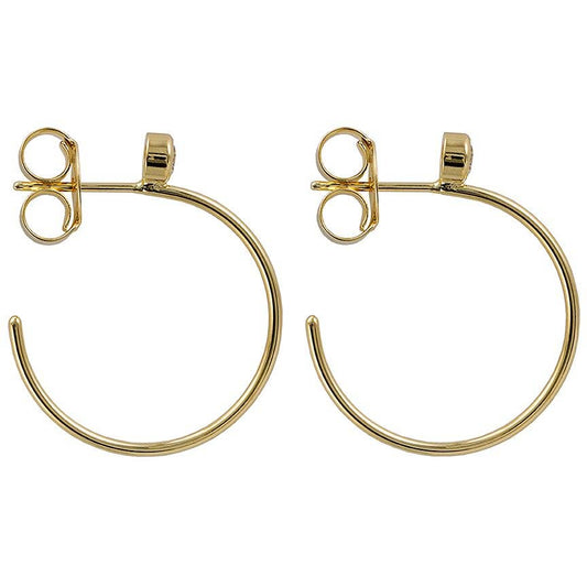 Small Sima Hoops: Silver Plated