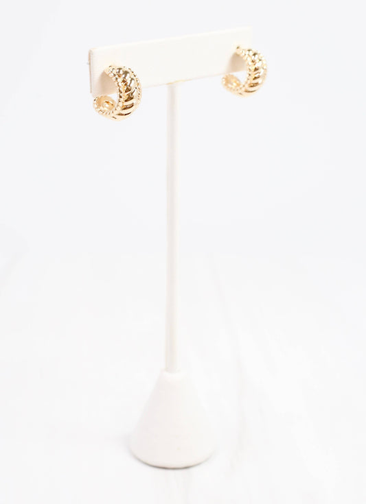 Faison Hoop Earring, Gold