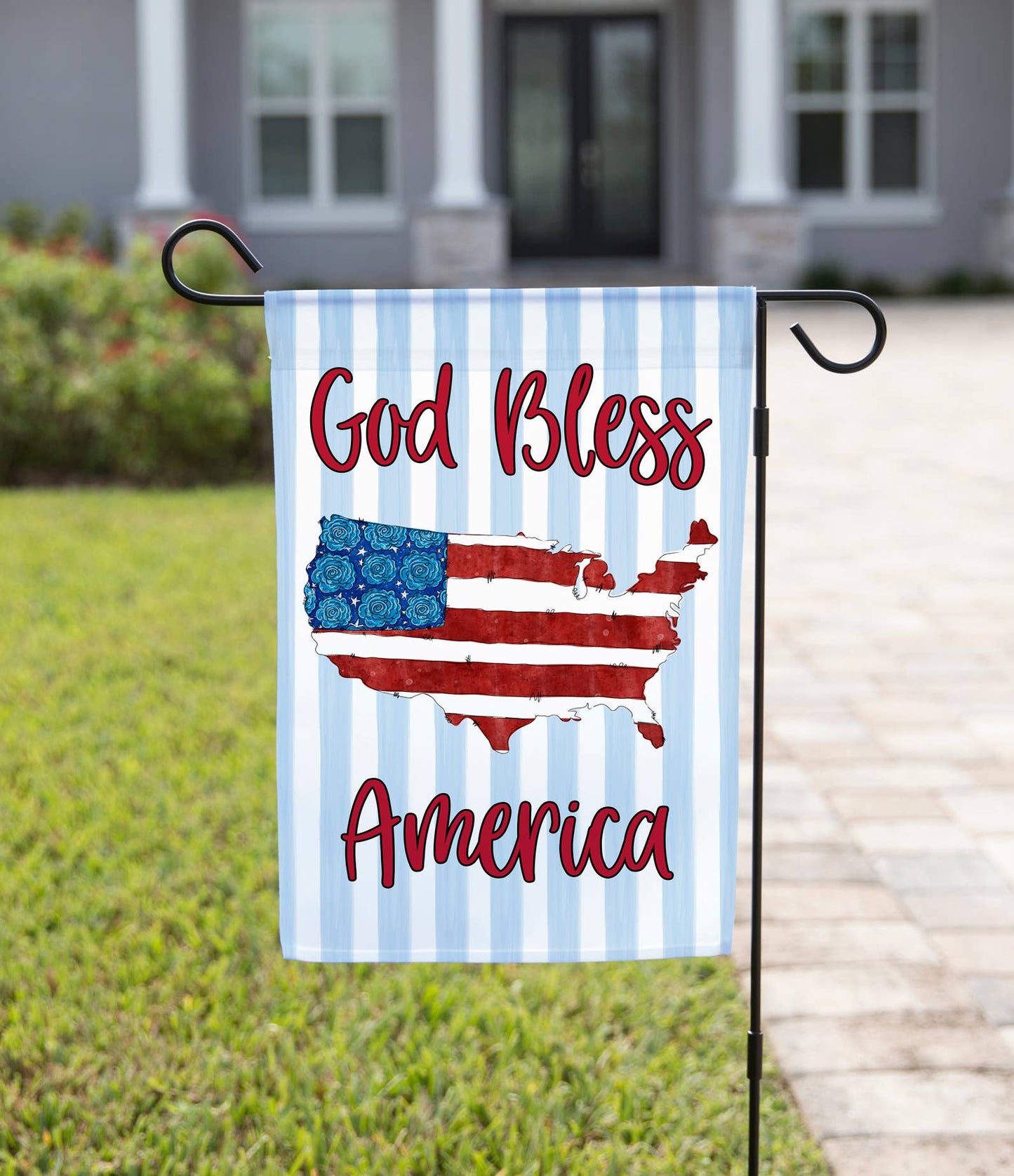 God Bless America Garden Flag