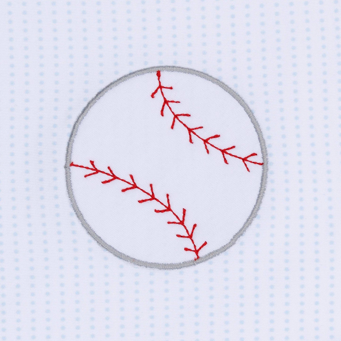 Tiny Slugger Applique Bib