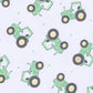 Lil' Green Tractor Print Bubble