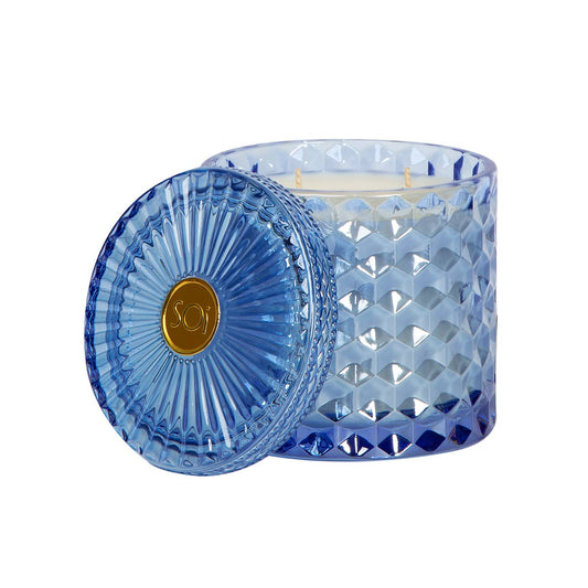 Santorini Breeze 15oz Shimmer Candle 2 wick