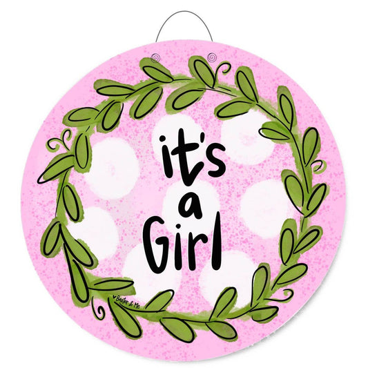 It's a Girl  Door Hanger