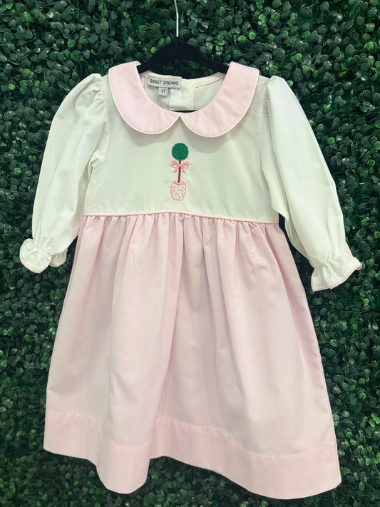 Sweet Pink Topiary, Girls Dress