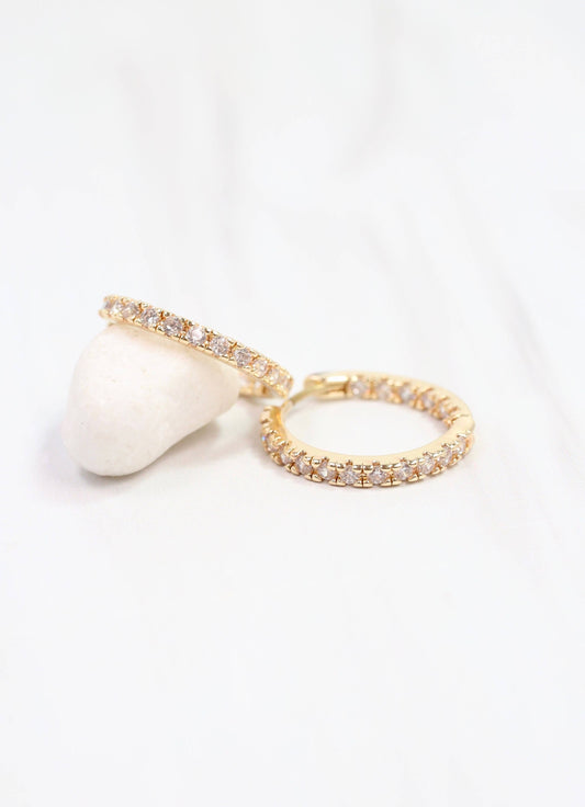 Locklear Hoop Earring, Gold