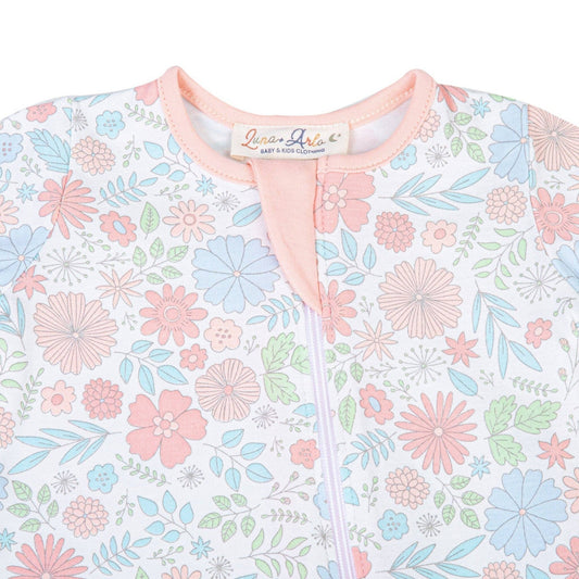 Delilah Zip Footie by Luna