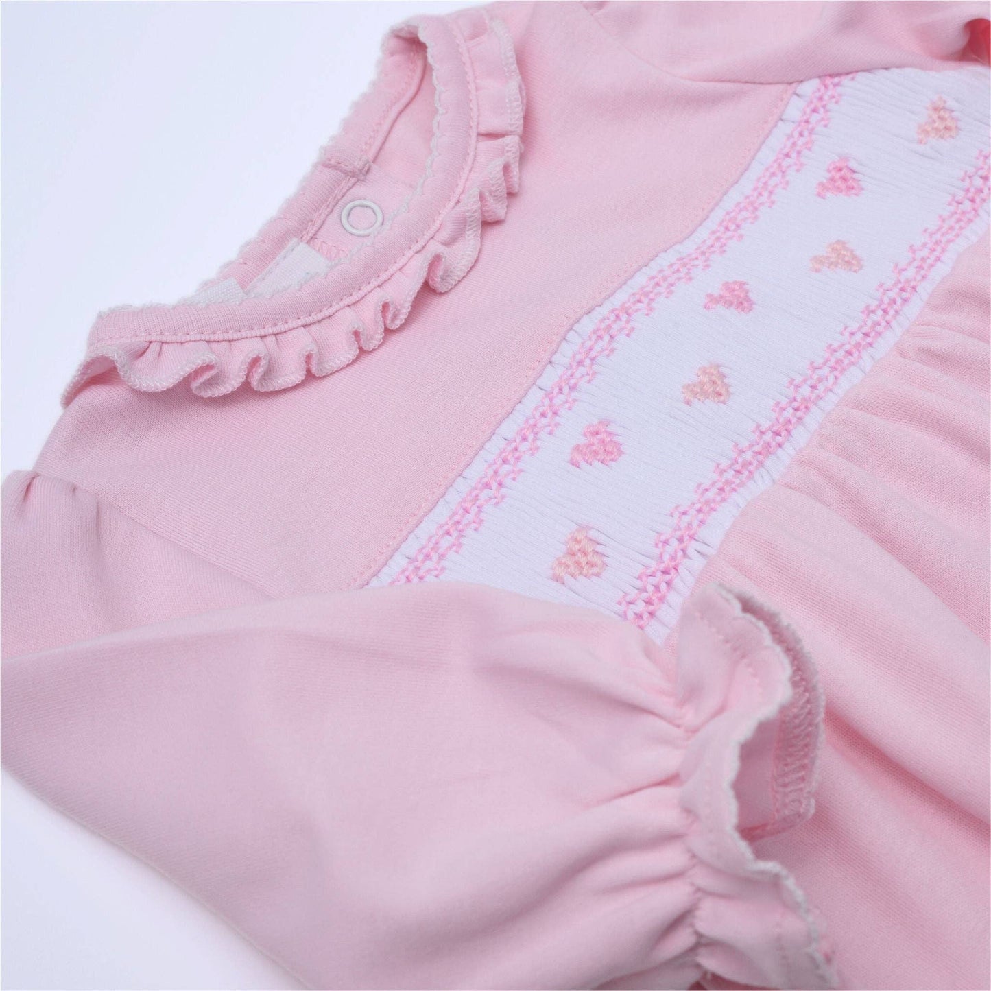 Valentine's Classics Smocked Footie