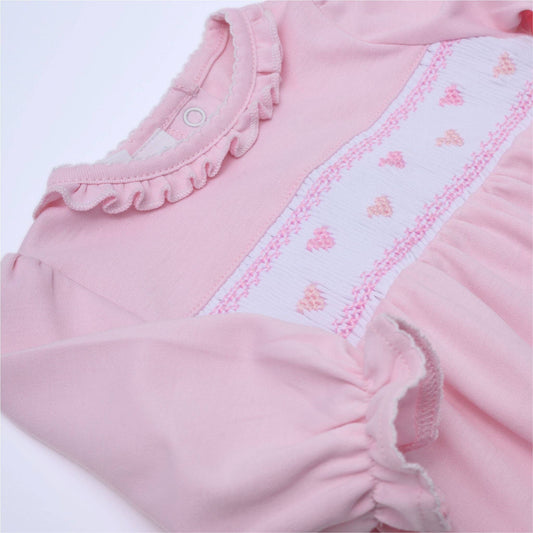 Valentine's Classics Smocked Footie