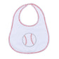 Tiny Slugger Applique Bib