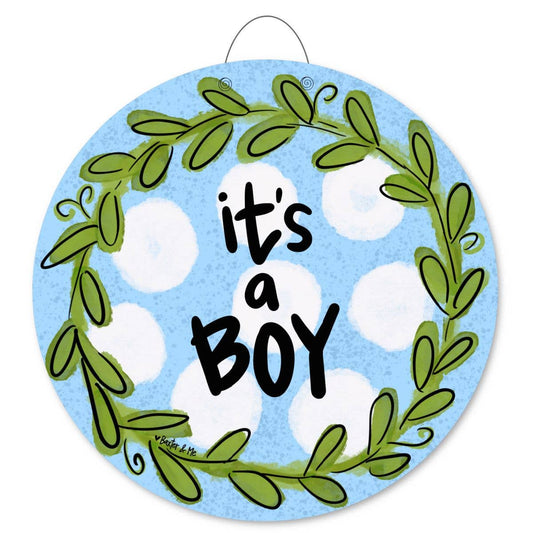 It's a Boy  Door Hanger