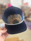 Navy Crushed Velvet, Trucker Hat