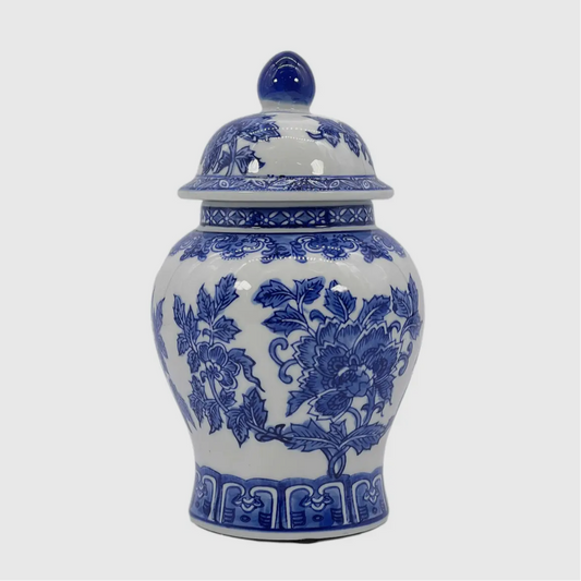 Blue & White Chinoiserie Ginger Jar