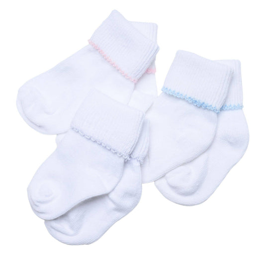 PINK- Essentials White Socks