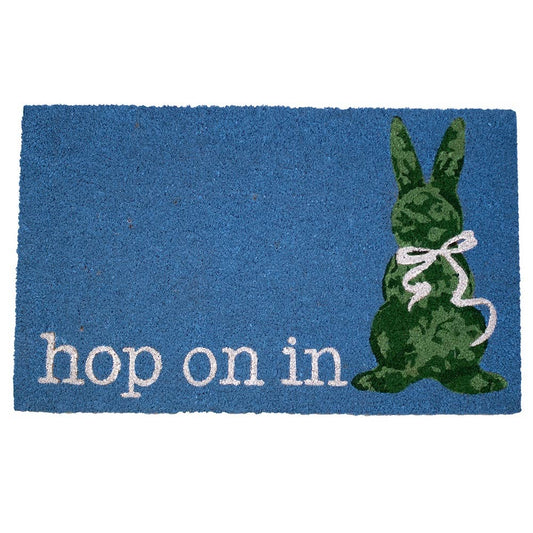 Boxwood Bunny Coir Doormat