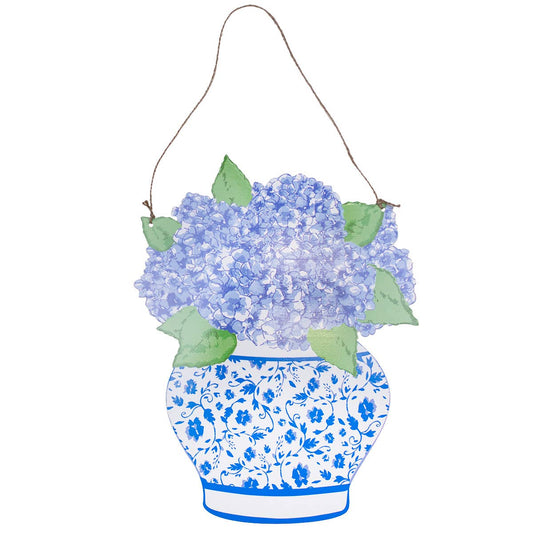 Hydrangea Vase Door Hanger