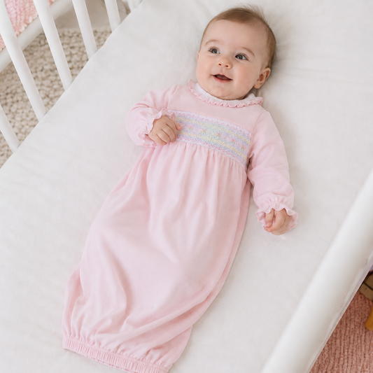 Junie's Classics Smocked Ruffle Gown