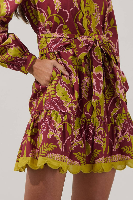 Kershia Shift Mini Dress Floral