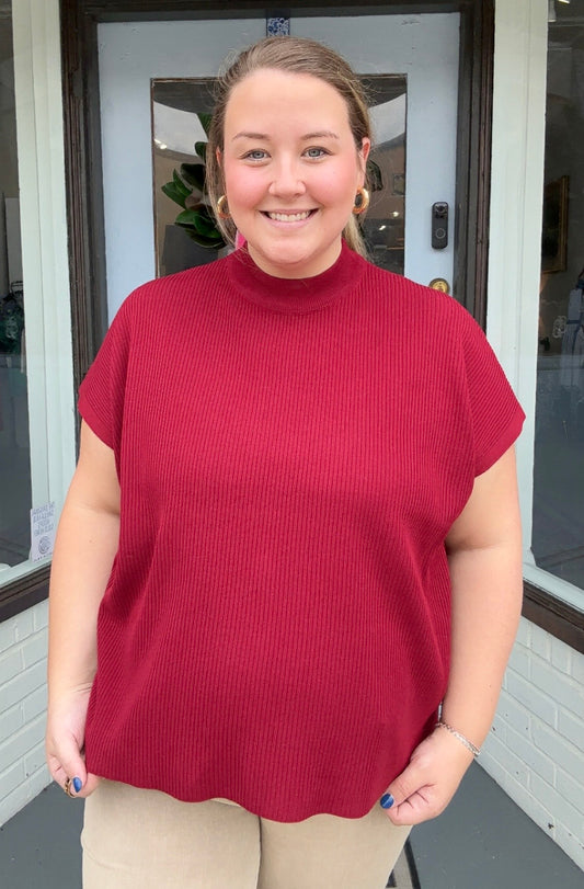 Plum Perfect Sweater Top