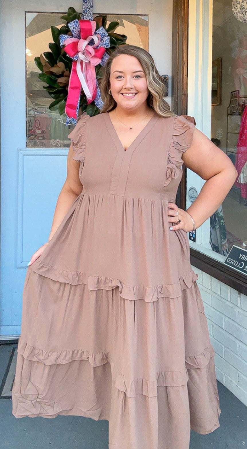 Mocha Midi Dress