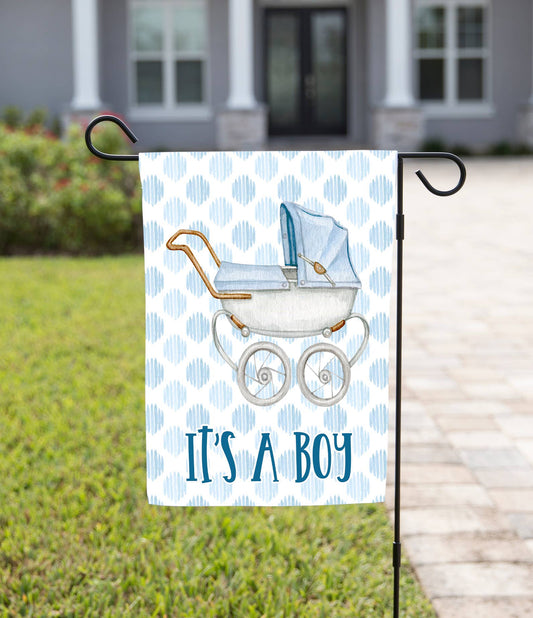 Its a Boy! Garden Flag