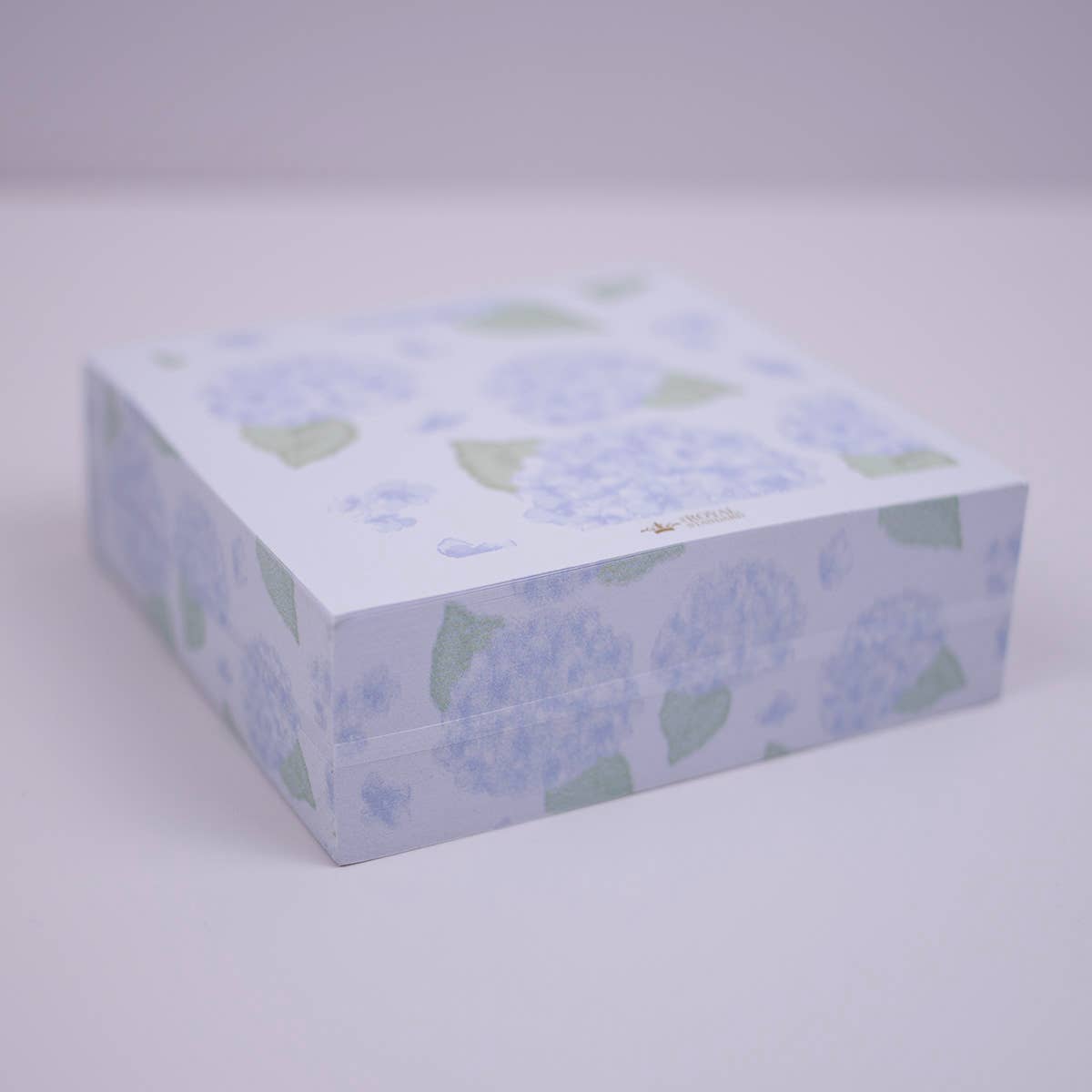 Hydrangea Sticky Note Cube