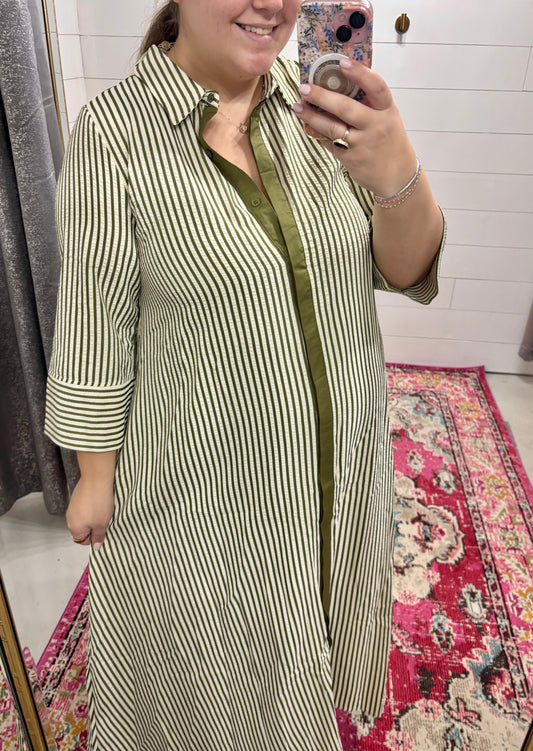 Olive You, Striped Dress