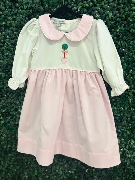 Sweet Pink Topiary, Girls Dress